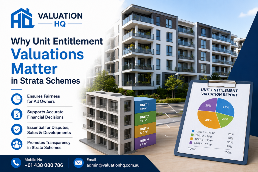 Unit Entitlement Valuation Guide for Australian Strata 
